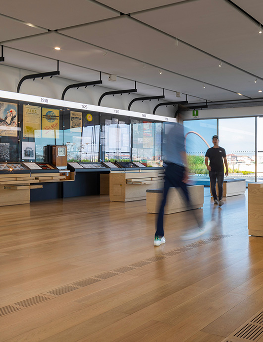 Interactive exhibition space