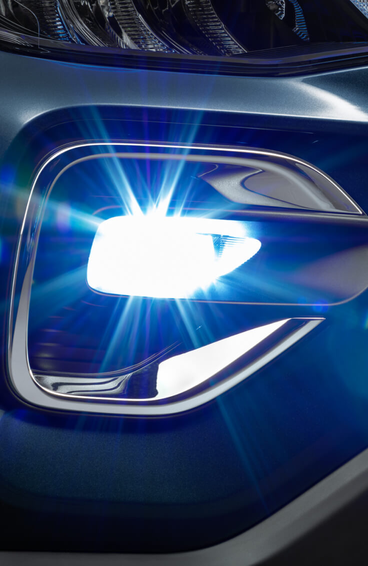 Exploradoras led de una Camioneta Fiat Pulse